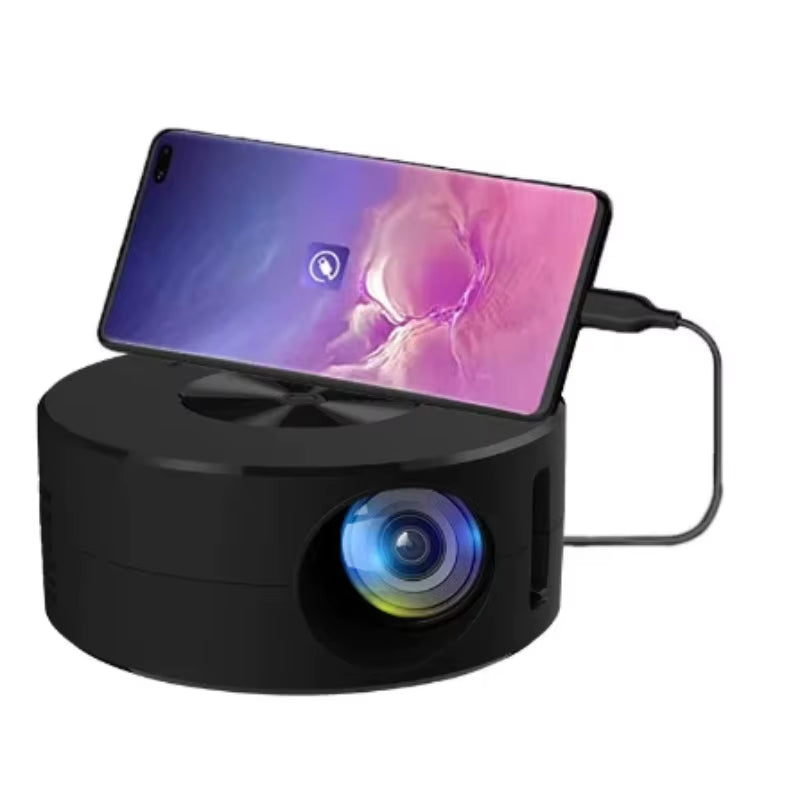 YT200 Smart Projector LED HD TV Video Projector for 4K 1500 Lumens Android Same Screen Home Cinema Outdoor Portable Mini Project