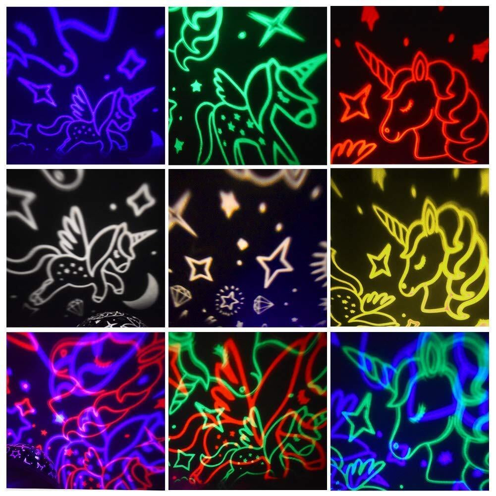 Night Light for Kids,Unicorn Night Light Star Projector Gifts for Kids