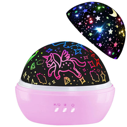 Night Light for Kids,Unicorn Night Light Star Projector Gifts for Kids