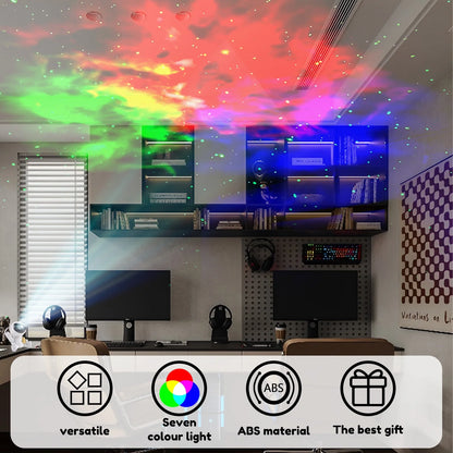 Astronaut Star Projector Adjustable Star Projection Night Light with Star Mode Brightness Mode 360°Rotating Star Projector Galaxy Light Remote Control USB Powered LED Nebula Lights for Home