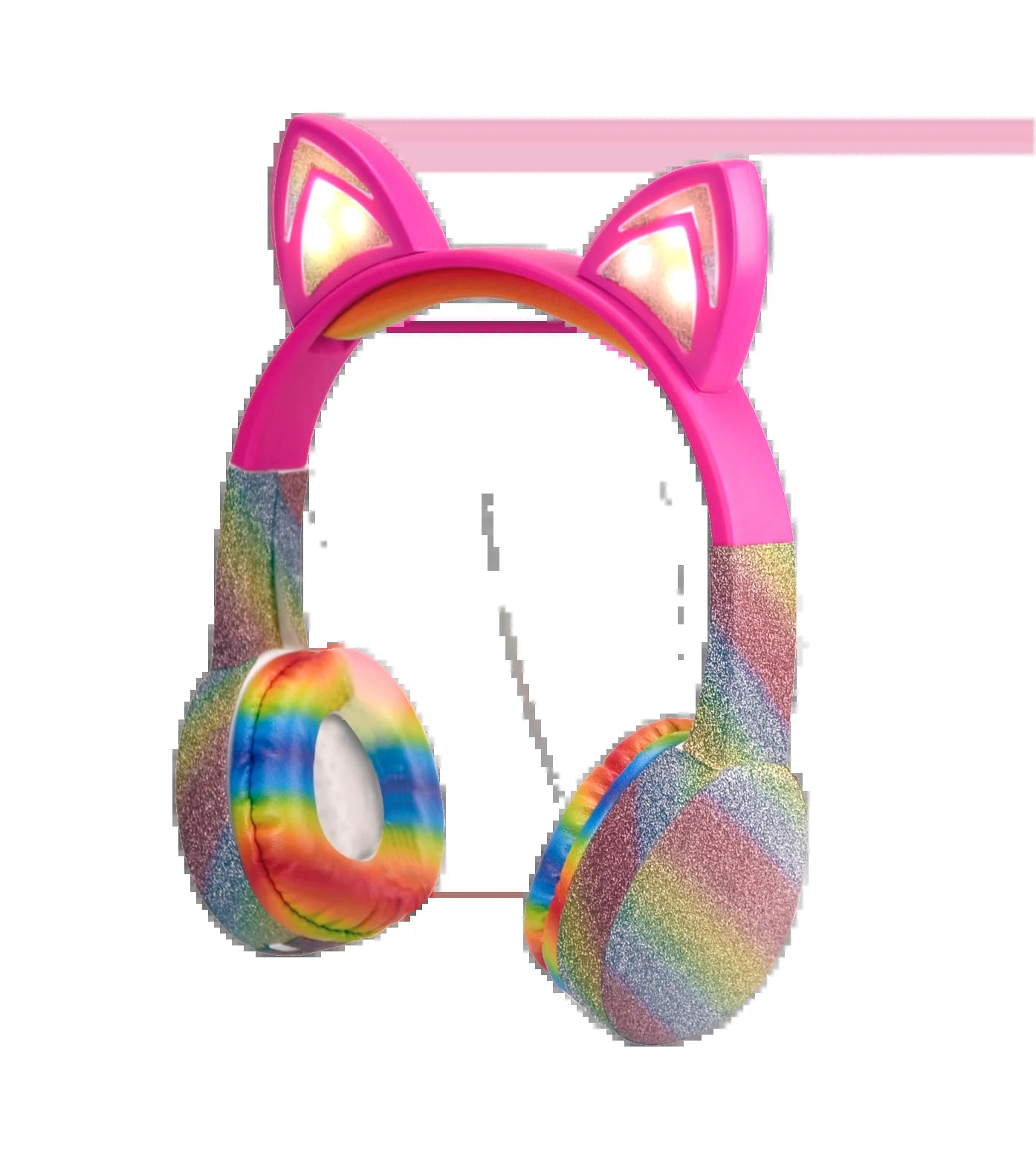 Kiddy Ears Rainbow Bluetooth Headphones (Hp-Cat Rainbow)