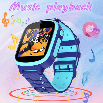 2025 New Kids Smart Watch HD Touch Screen Camera Puzzle Game Alarm Clock Calculator Birthday Gift for Boys and Girls