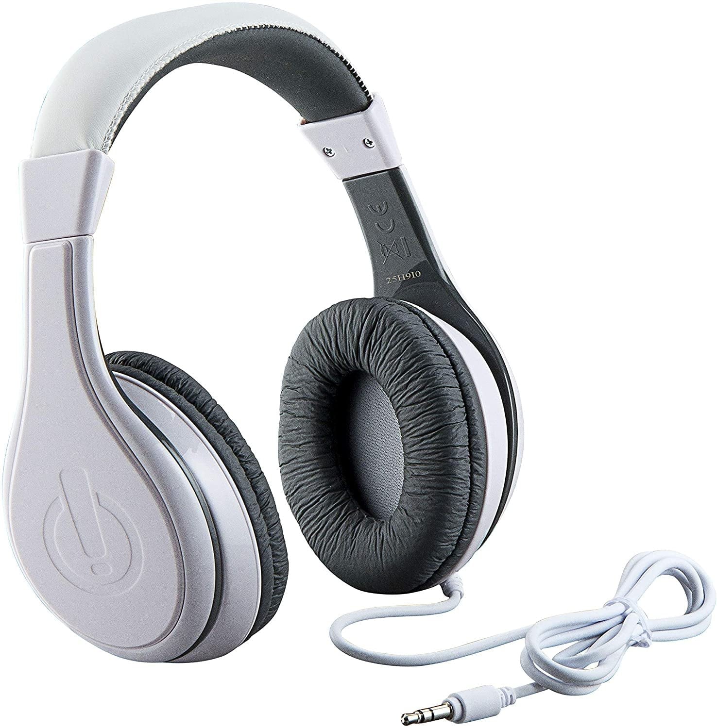 White Wired Headphones for Kids, over Ear Headphones Connect via 3.5Mm Jack